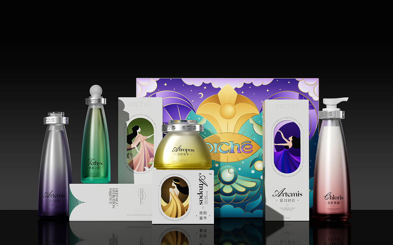 护肤品包装设计丨希腊文化系列