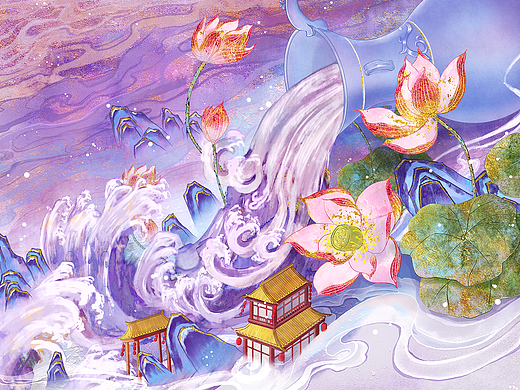 紫山幽居,莲香水涌!