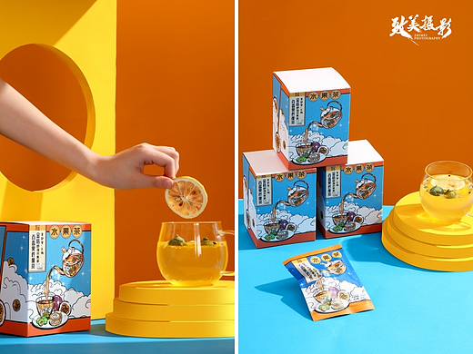 产品摄影 | 百香果水果茶 X 致美摄影