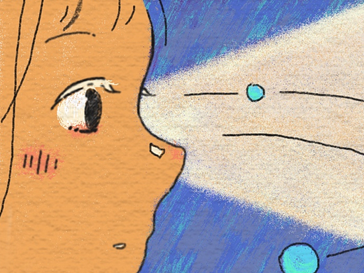 漫画《目光》｜我像看待别人那样，对自己温柔注视