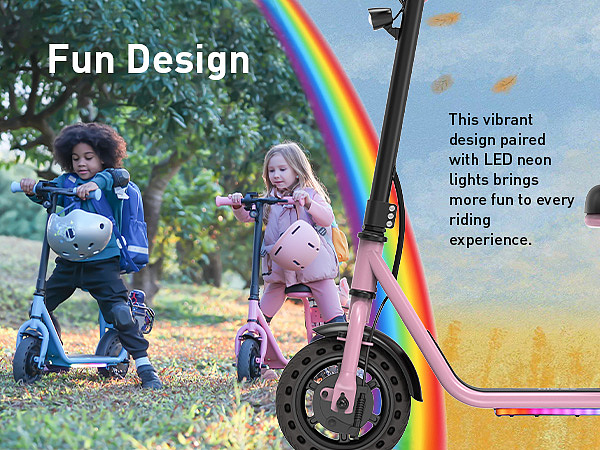 hiboy Q2 Lite 儿童款 亚马逊 主图 a+ 粉色