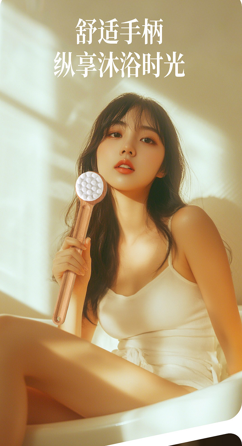 沐浴刷ai模特详情页