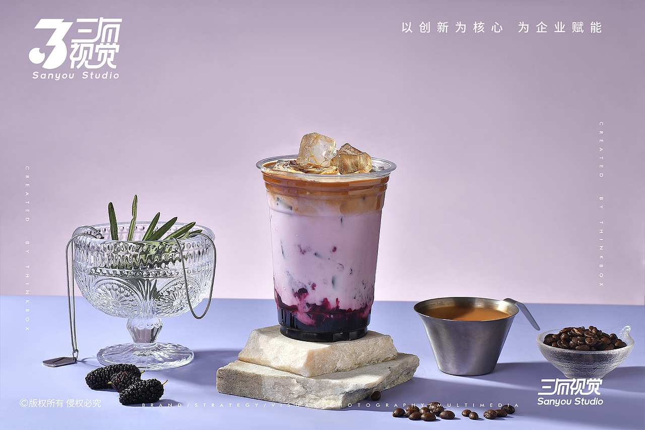 🌟春天仪式感｜这杯奶茶才是打开春日的最佳方式🌸（图ZMzg3MzkyNTky） - 美食摄影 - 站酷设计师创意盒子商业摄影原创素材 - 站酷ZCOOL