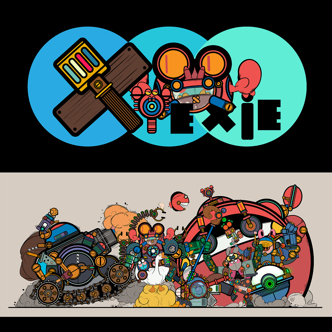 独具创意的插画，化作个性十足的T恤印花，超好（图ZMzg3NDAyNzI4） - 商业插画 - 站酷设计师张跳跃ZTY原创素材 - 站酷ZCOOL