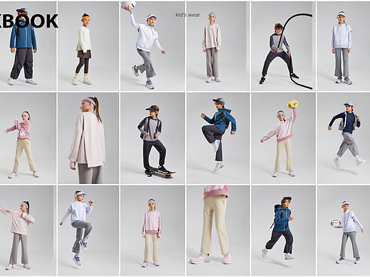 童装look book拍摄案例
