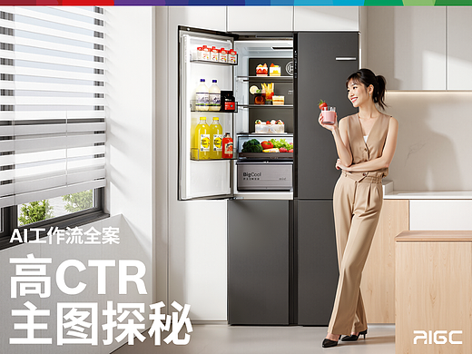 AI工作流助力电商视觉×博世AIGC家电视觉全案