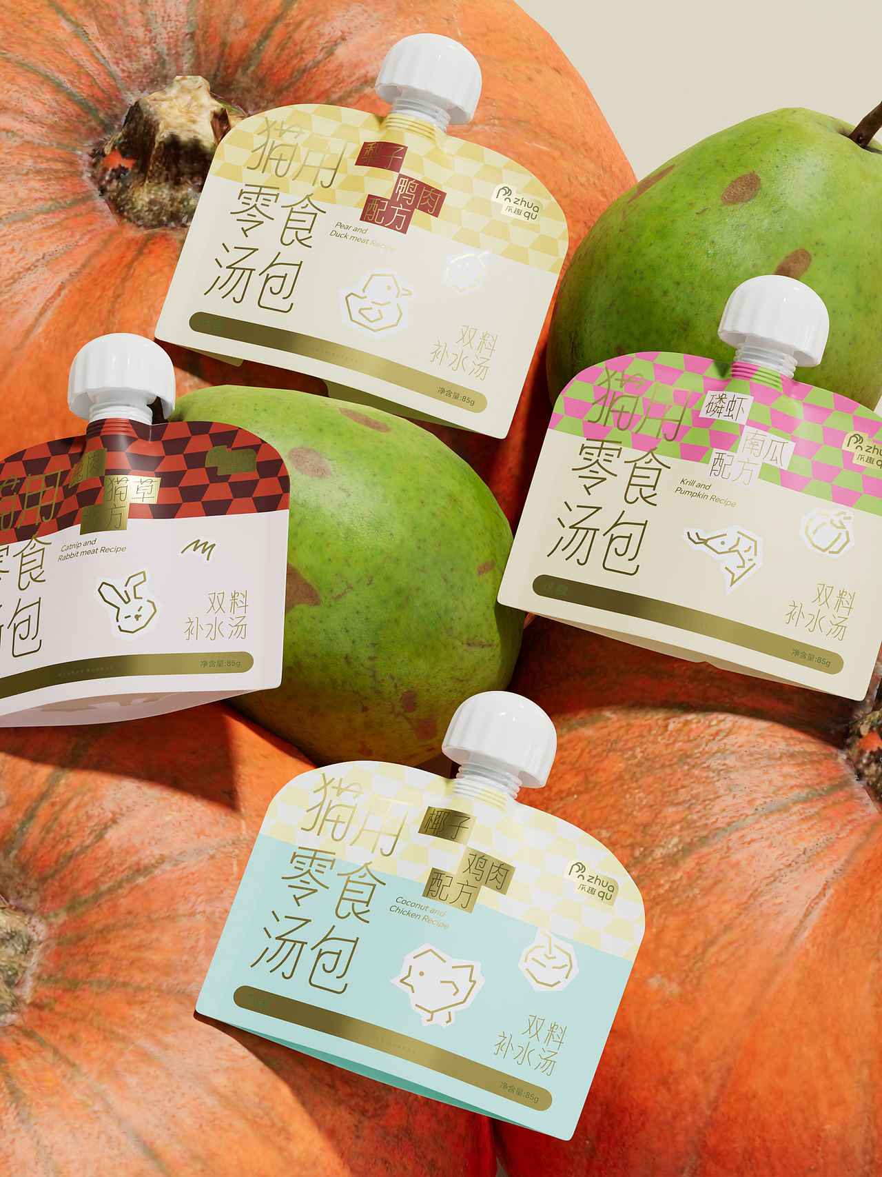 爪趣猫粮品牌包装设计（图ZMzg3NDA2MzYw） - 包装 - 站酷设计师西瓜篮子原创素材 - 站酷ZCOOL