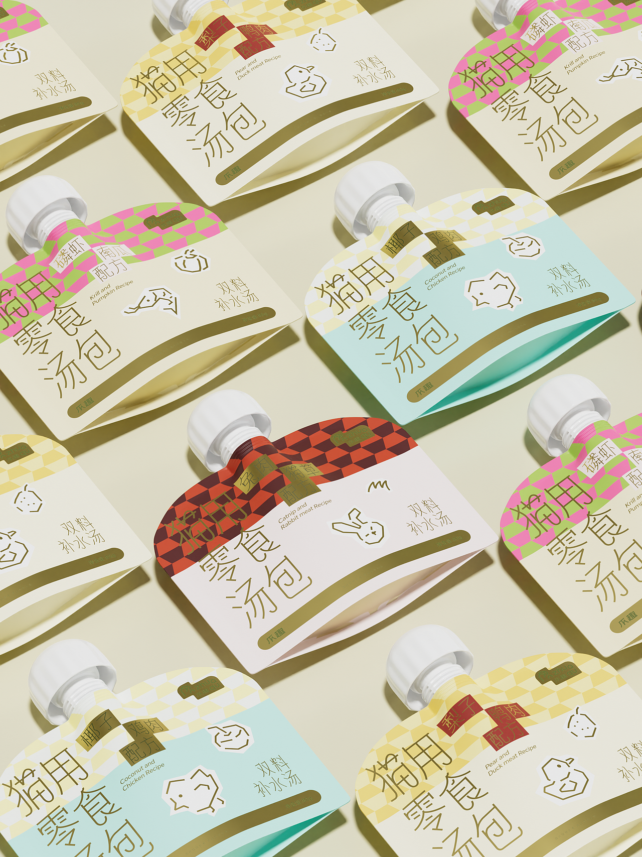 爪趣猫粮品牌包装设计（图ZMzg3NDE1NDE2） - 包装 - 站酷设计师西瓜篮子原创素材 - 站酷ZCOOL