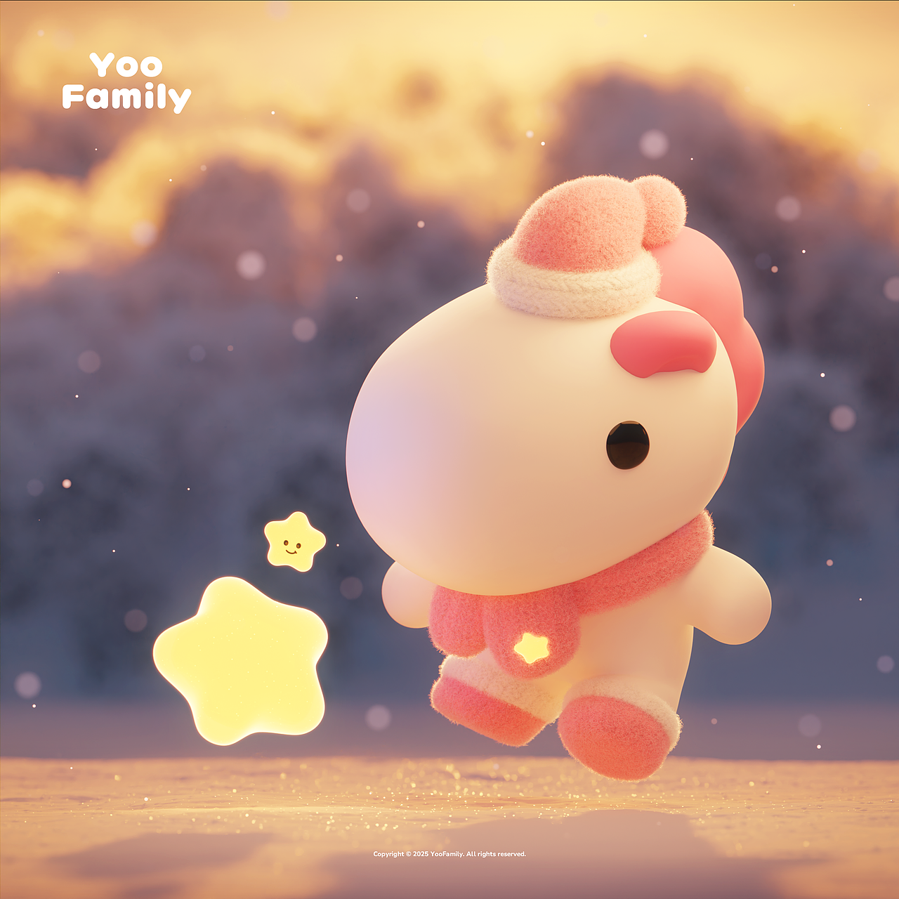YooFamily Lifestyle Diary_Starry Wish（图ZMzg3NDE3MTM2） - IP形象 - 站酷设计师林二虎原创素材 - 站酷ZCOOL