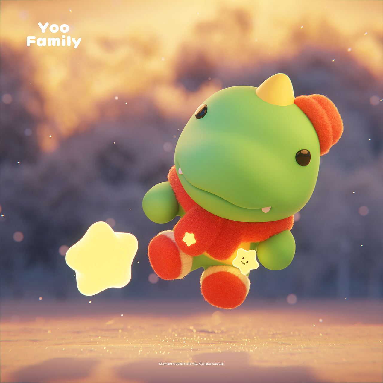 YooFamily Lifestyle Diary_Starry Wish（图ZMzg3NDE3MTQw） - IP形象 - 站酷设计师林二虎原创素材 - 站酷ZCOOL