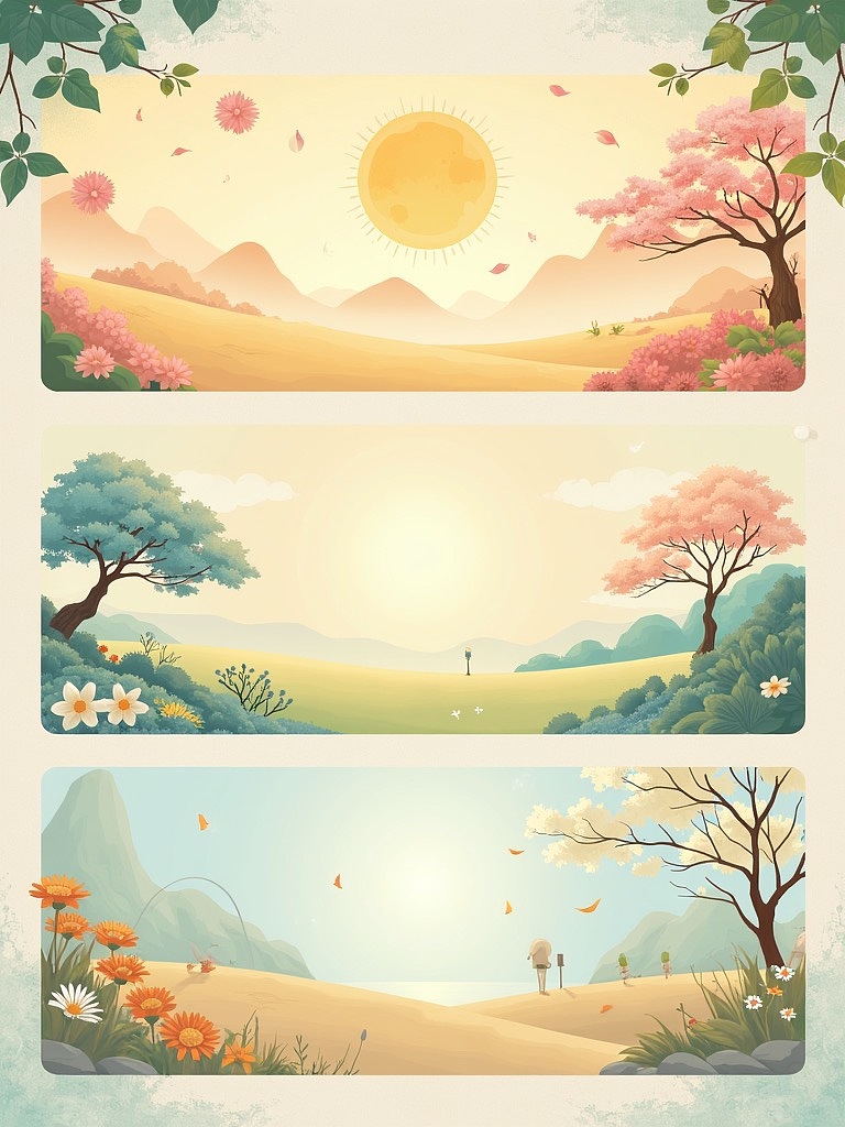 平面风景视觉图（图ZMzg3NDI2NTky） - 海报 - 站酷设计师烨靥子原创素材 - 站酷ZCOOL