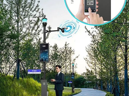 公园AI智慧路灯，赋能场景无限可能