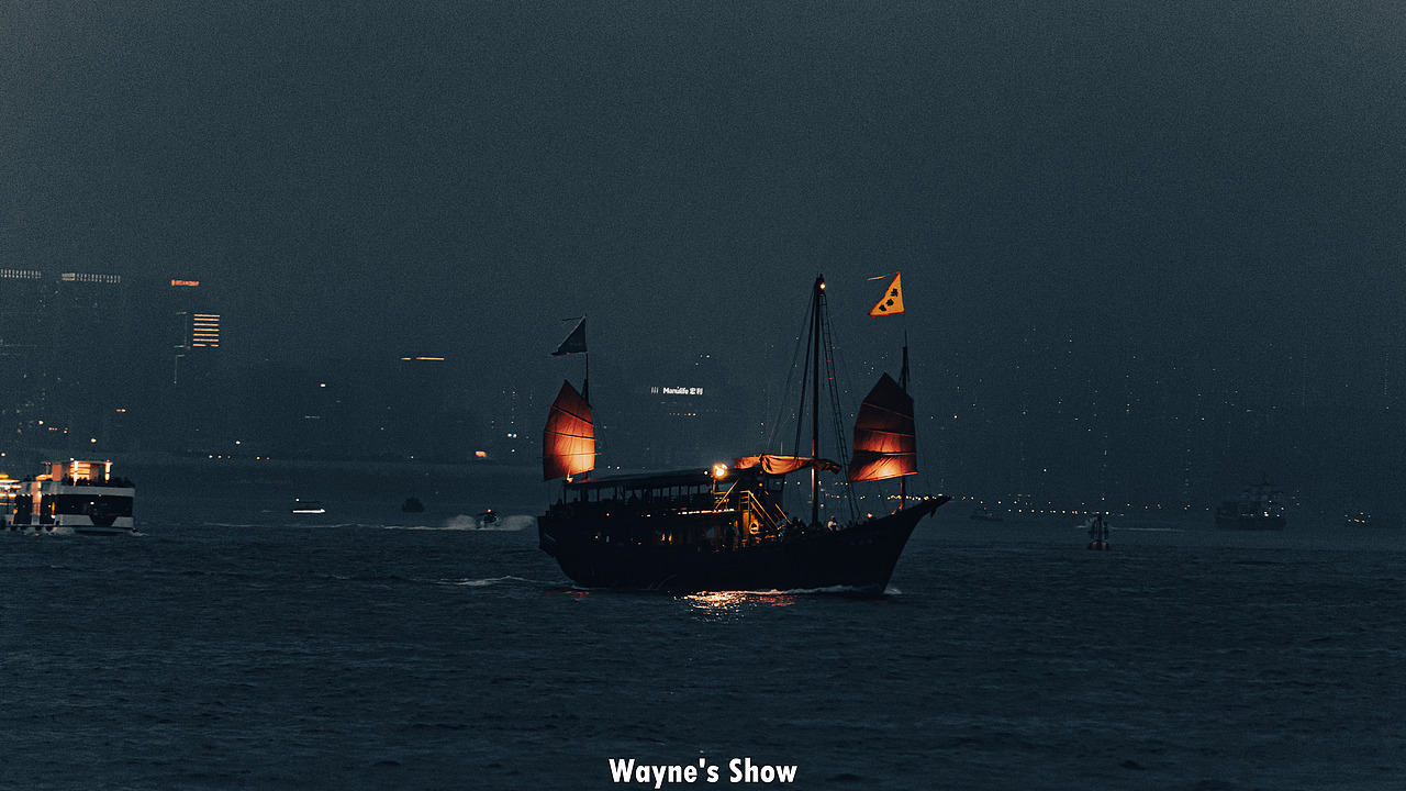 香港维多利亚湾-天星小轮