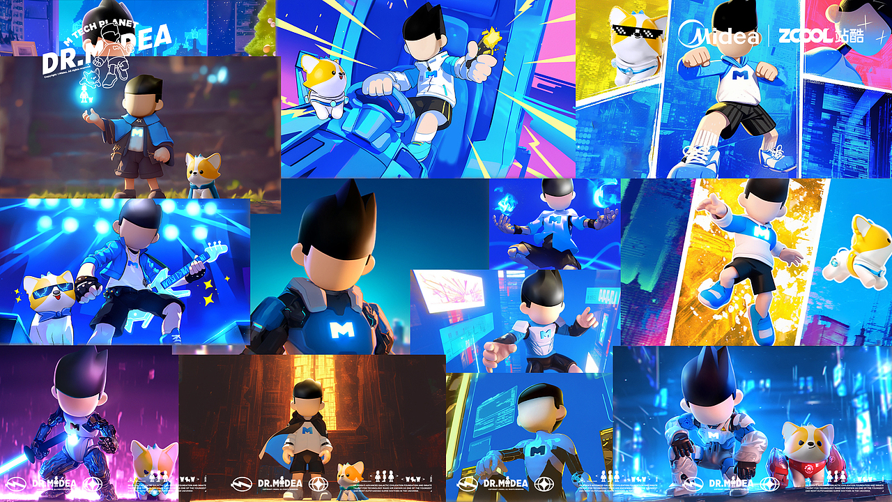 爆改计划|M博的平行宇宙（图ZMzg3NDUxMTUy） - IP形象 - 站酷设计师BACKSON原创素材 - 站酷ZCOOL