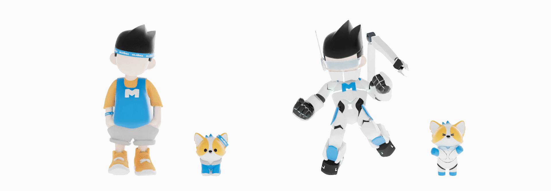 M博变装-温馨小家与智慧工厂的 “两点一线”（图ZMzg3NDUzMjY0） - IP形象 - 站酷设计师WilliamLee18原创素材 - 站酷ZCOOL