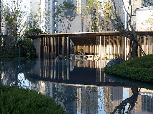 武汉龙湖天玺大区景观SU模型下载