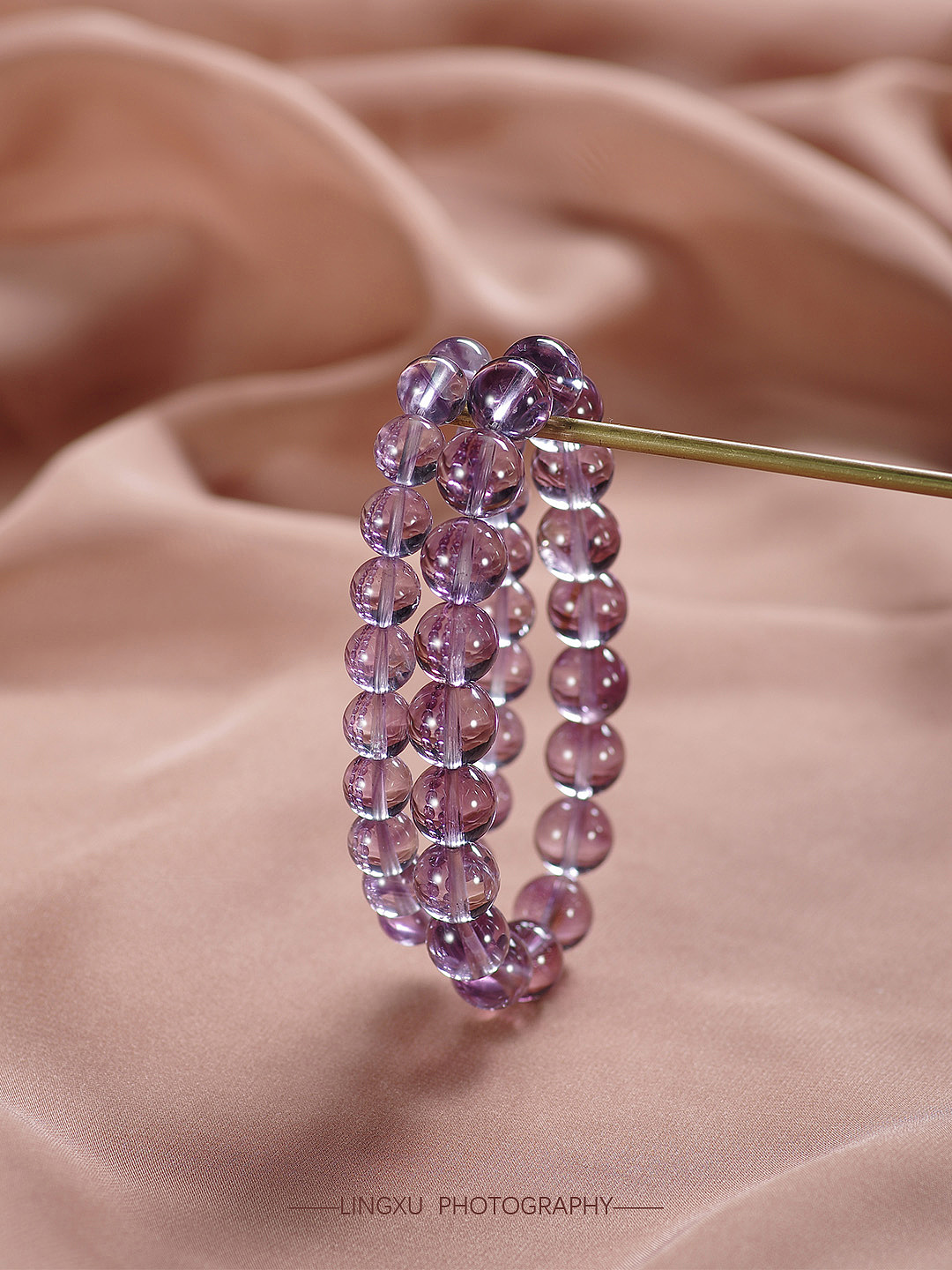 氛围感爆棚的水晶手串拍摄