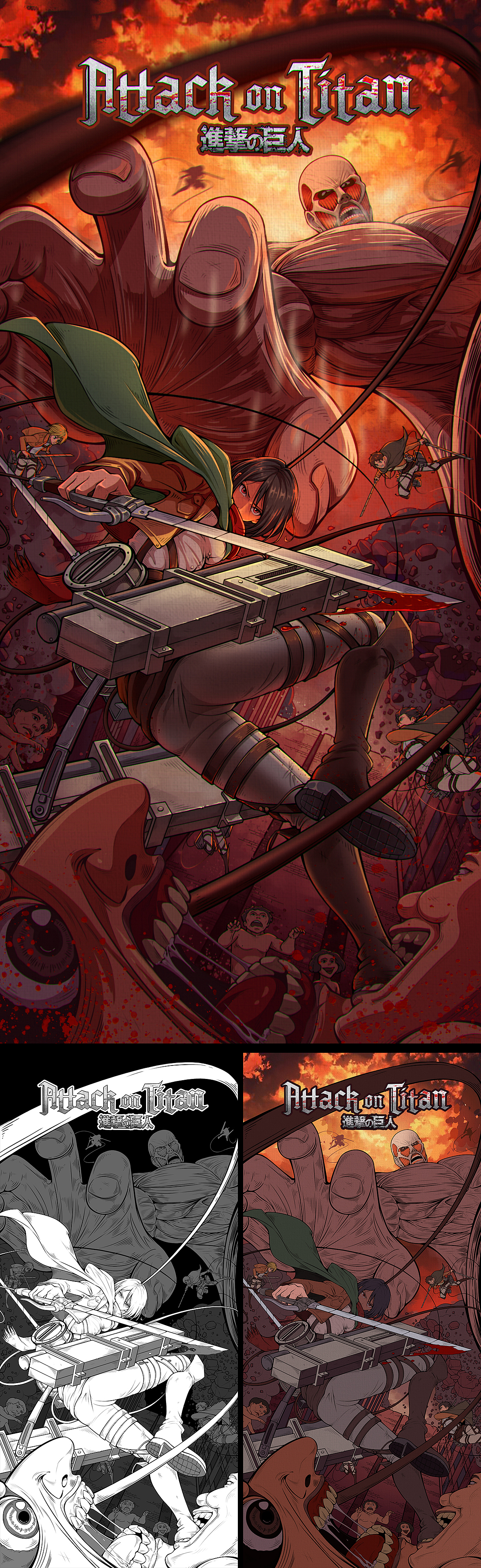 同人插画作品系列（图ZMzg3NDY5Njc2） - 艺术插画 - 站酷设计师0无糖可乐0原创素材 - 站酷ZCOOL