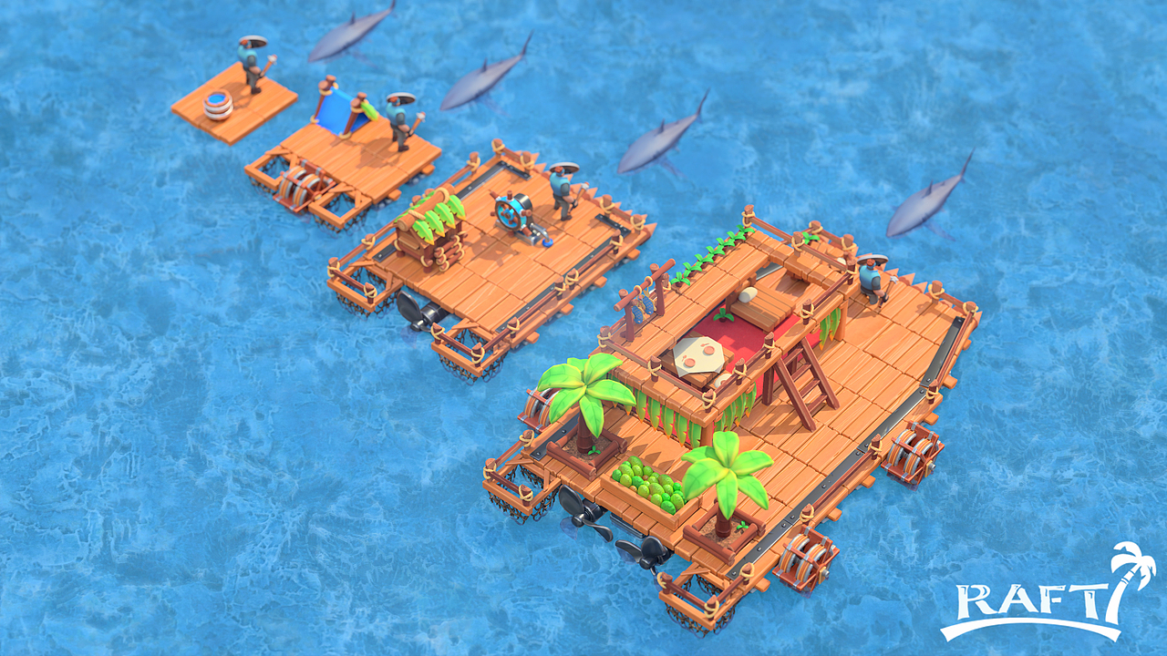 〖PBR风格化场景〗《RRFT船队·深海博弈 》（图ZMzg3NDcxMzA0） - 动画/影视 - 站酷设计师3D建模师怕黑原创素材 - 站酷ZCOOL