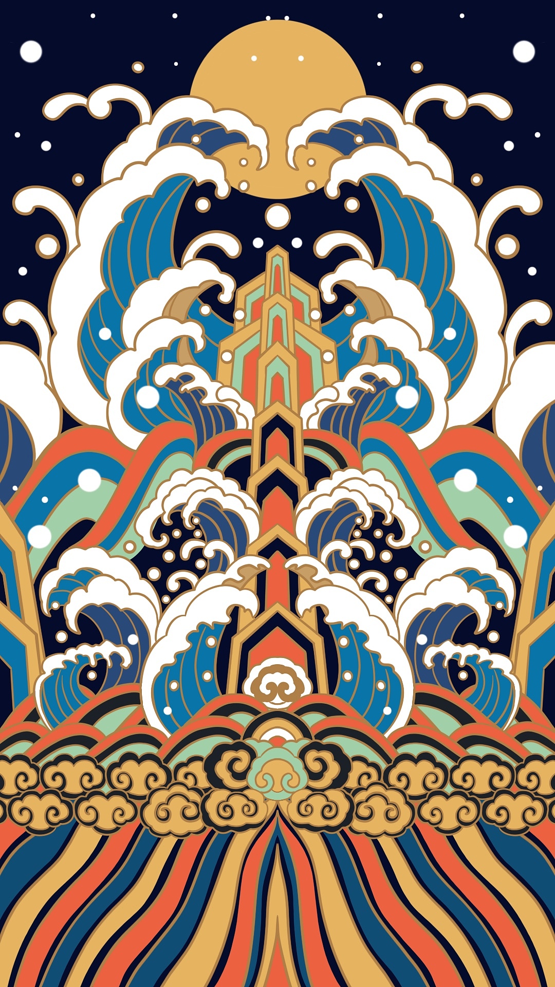 传统民族纹样2.0（色版一）（图ZMzg3NDc3MDk2） - 商业插画 - 站酷设计师蹭不上热度的子初原创素材 - 站酷ZCOOL