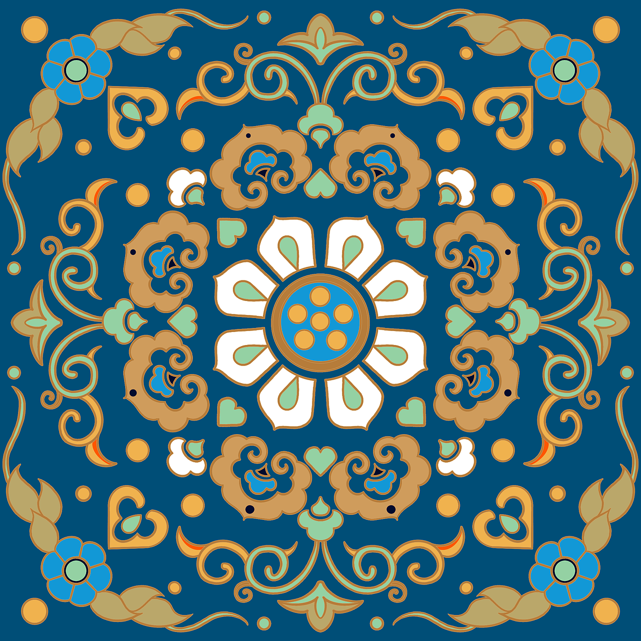 传统民族纹样2.0（色版一）（图ZMzg3NDc3MTE2） - 商业插画 - 站酷设计师蹭不上热度的子初原创素材 - 站酷ZCOOL