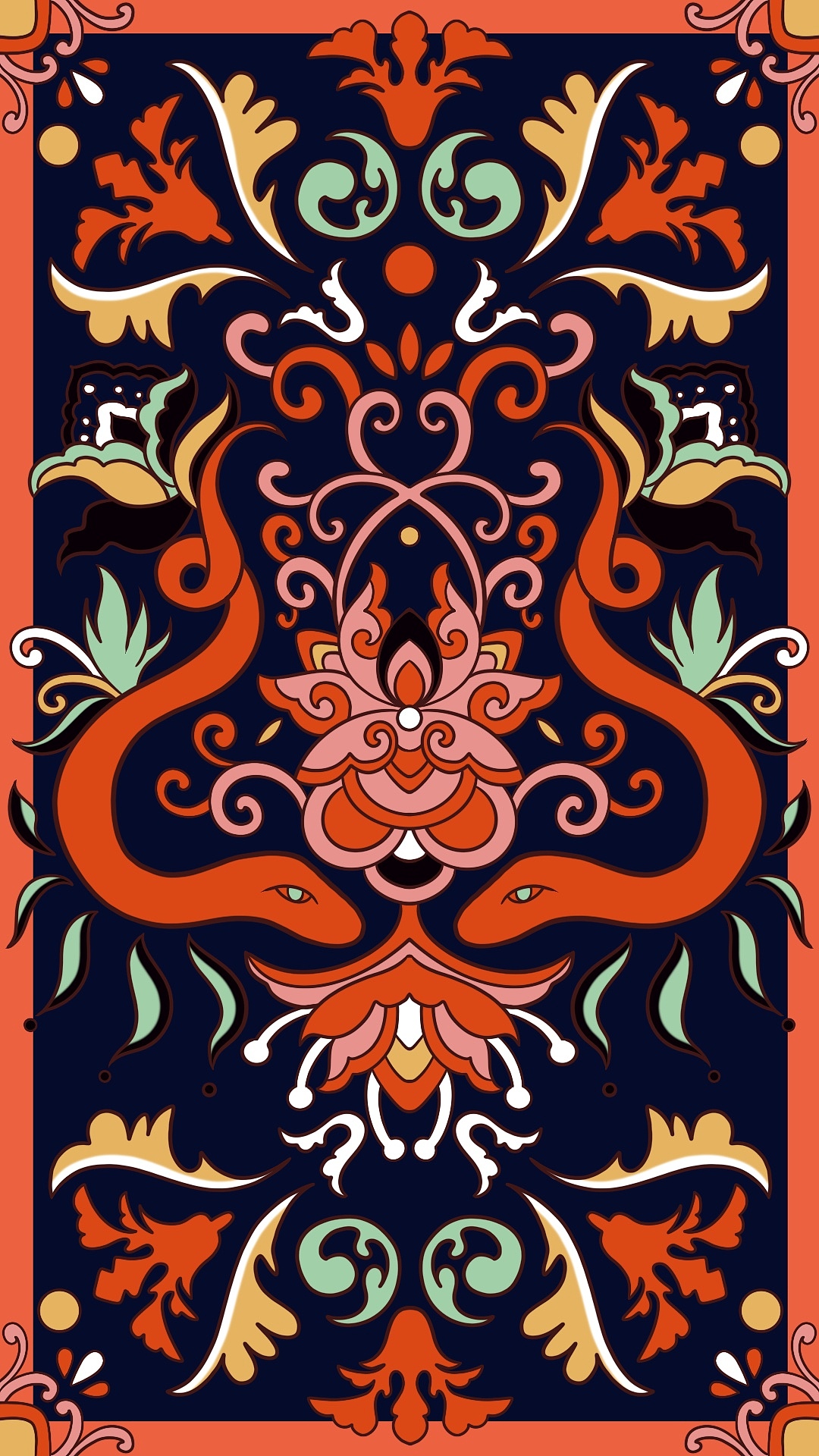 传统民族纹样2.0（色版一）（图ZMzg3NDc3MTEy） - 商业插画 - 站酷设计师蹭不上热度的子初原创素材 - 站酷ZCOOL