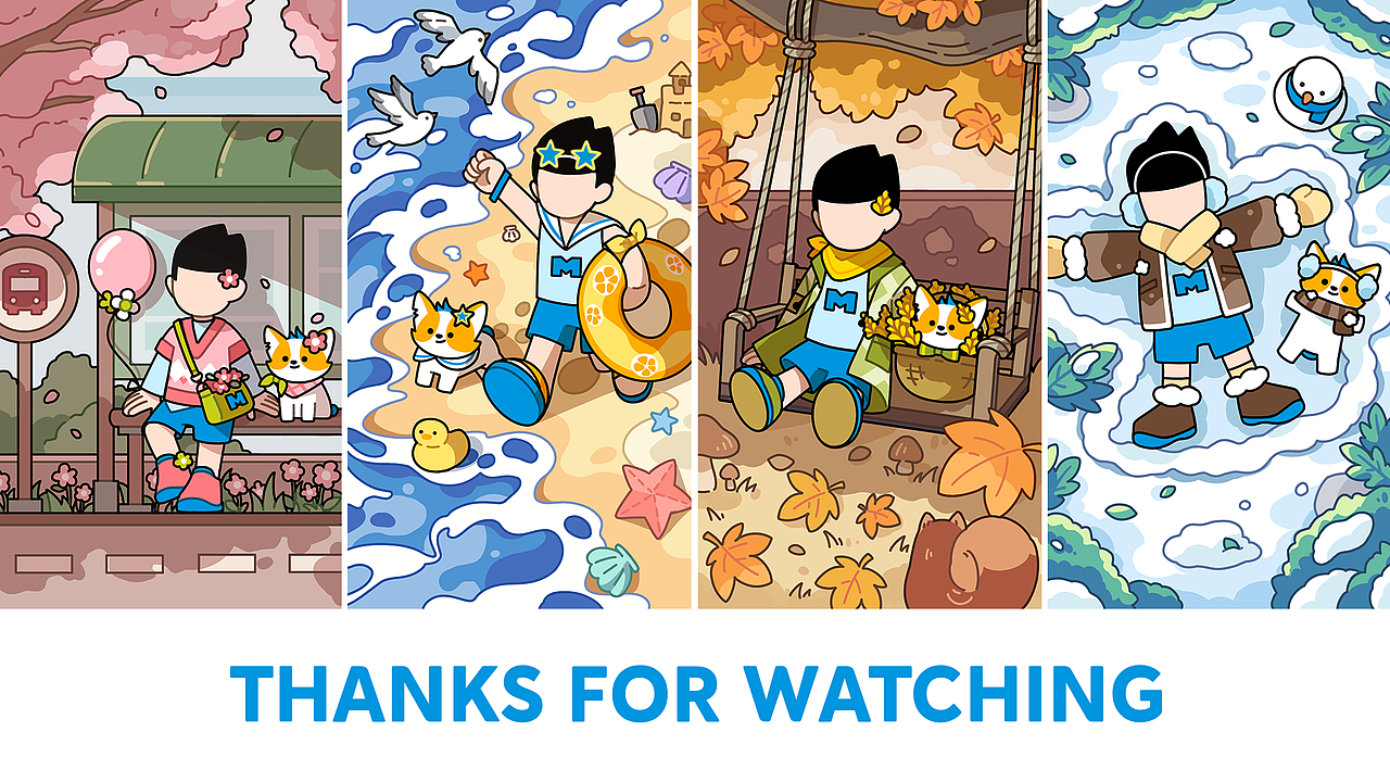 M博爆改计划｜四季予你（图ZMzg3NDc4MTA0） - IP形象 - 站酷设计师AROO_原创素材 - 站酷ZCOOL