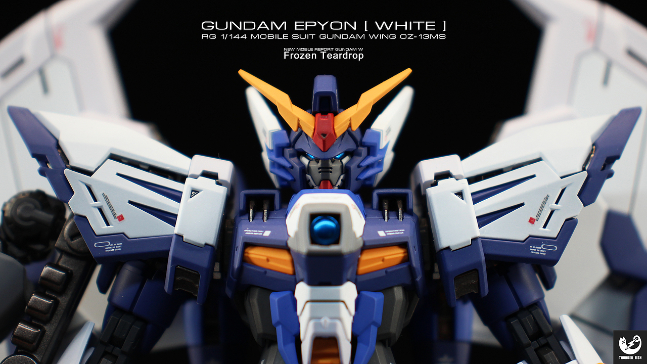 RG 白色艾比安高达 模型涂装作品（图ZMzg3NTAwNjU2） - 手办/模玩 - 站酷设计师电击皮皮鱼原创素材 - 站酷ZCOOL