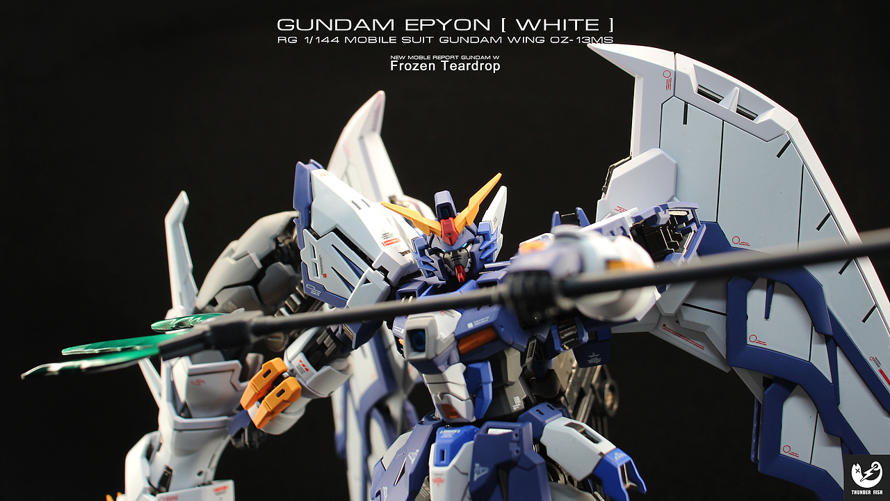 RG 白色艾比安高达 模型涂装作品（图ZMzg3NTAwNjY0） - 手办/模玩 - 站酷设计师电击皮皮鱼原创素材 - 站酷ZCOOL