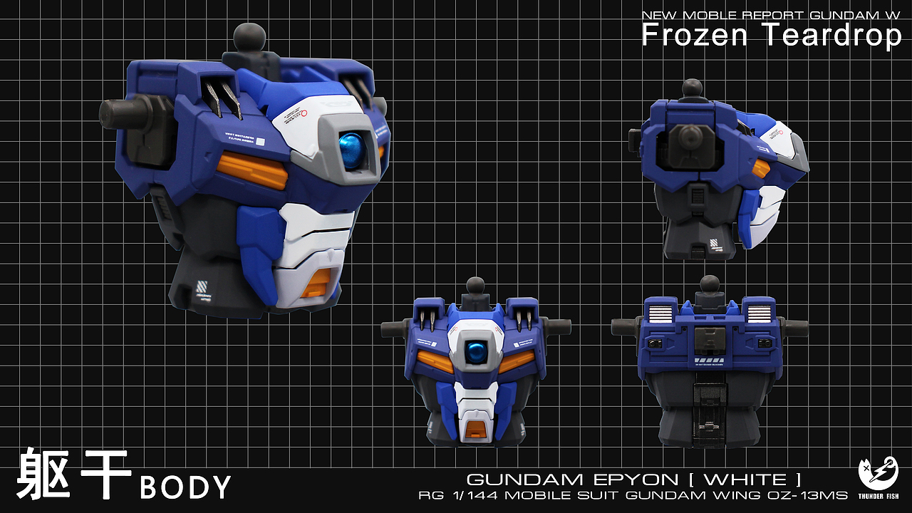 RG 白色艾比安高达 模型涂装作品（图ZMzg3NTAwNzIw） - 手办/模玩 - 站酷设计师电击皮皮鱼原创素材 - 站酷ZCOOL