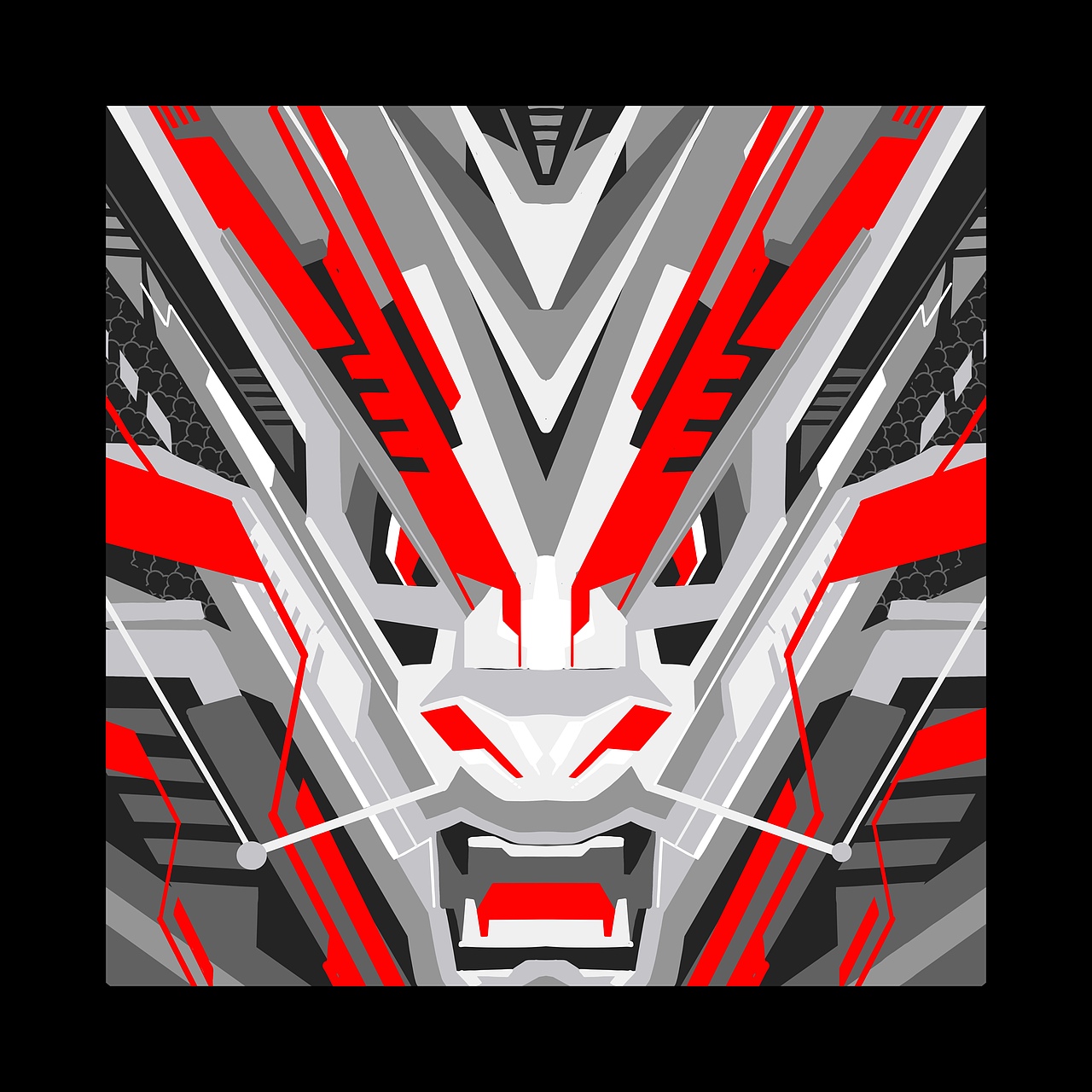 钱江摩托【鸿150RS】前盖板印花设计（图ZMzg3NTA3Njc2） - 商业插画 - 站酷设计师晨鸣达原创素材 - 站酷ZCOOL