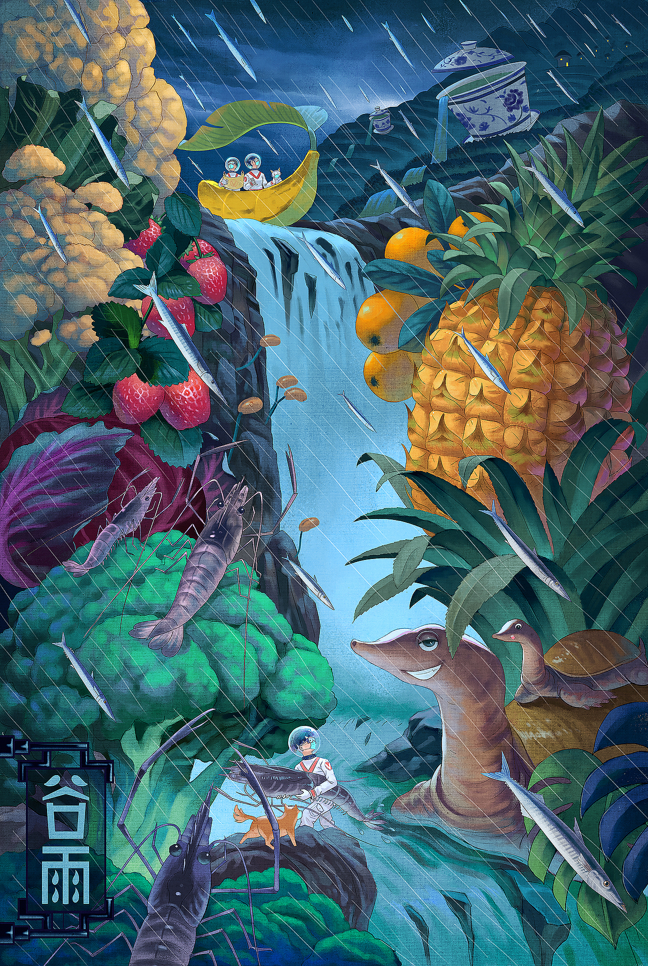 春天的画（图ZMzg3NTExNDI0） - 商业插画 - 站酷设计师大沥梁海强原创素材 - 站酷ZCOOL