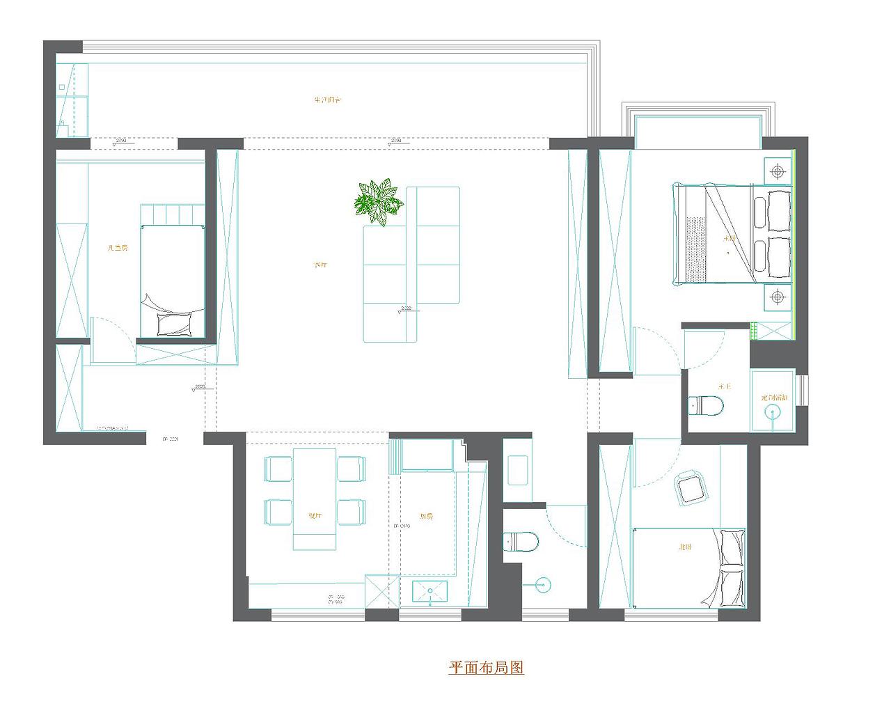 山澜艺筑空间设计 | 锦都上府（图ZMzg3NTE4ODk2） - 家装设计 - 站酷设计师山澜艺筑空间设计原创素材 - 站酷ZCOOL