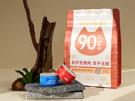 爵顿猫粮品牌包装全案/LOGO/包装