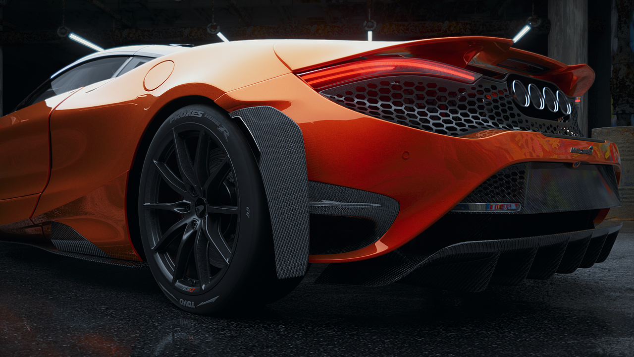 汽车渲染练习 迈凯伦765