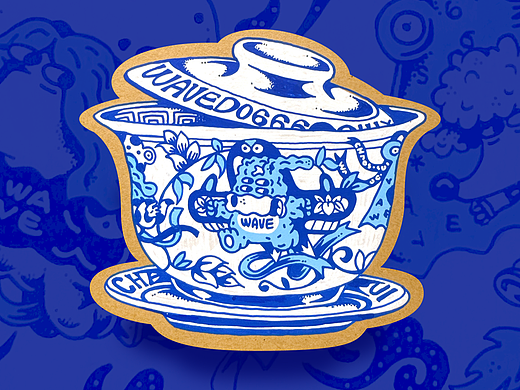 🔵⚪️青花瓷的另一种可能
