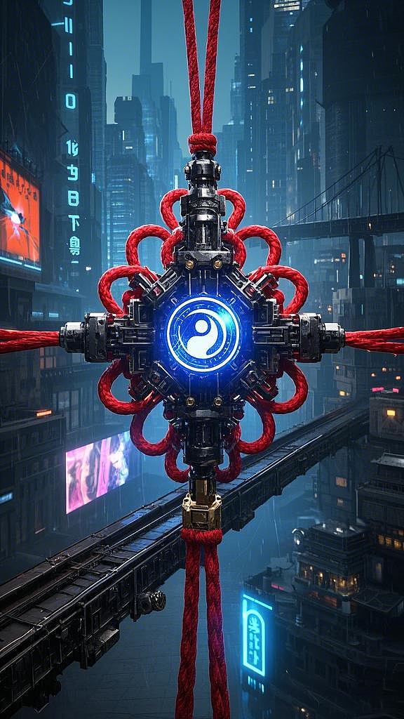 朋克风中国结（图ZMzg3NTIzNzE2） - 概念设定 - 站酷设计师obing原创素材 - 站酷ZCOOL