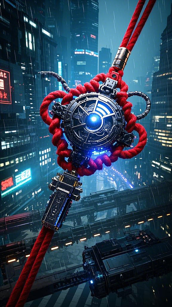 朋克风中国结（图ZMzg3NTIzNzAw） - 概念设定 - 站酷设计师obing原创素材 - 站酷ZCOOL