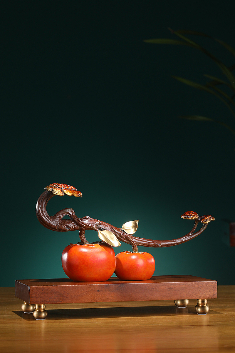 事事如意铜摆件产品拍摄