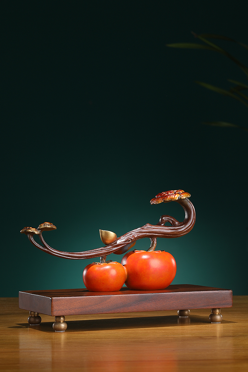 事事如意铜摆件产品拍摄