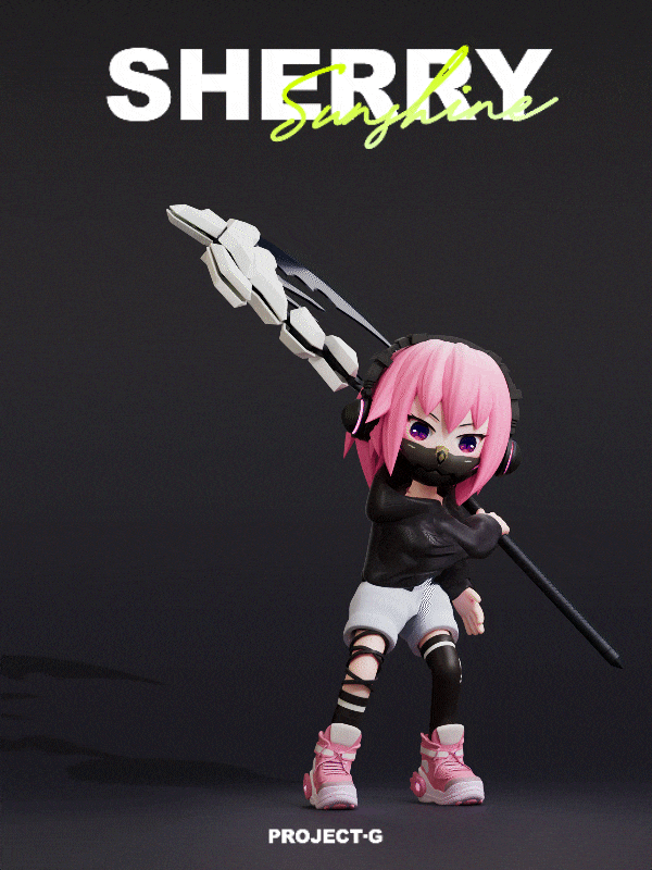 JGZ防灾小队-最初版 《独占战斗的少女》（图ZMzg3NTM1Nzgw） - 其他三维 - 站酷设计师啰嗦的井盖子原创素材 - 站酷ZCOOL