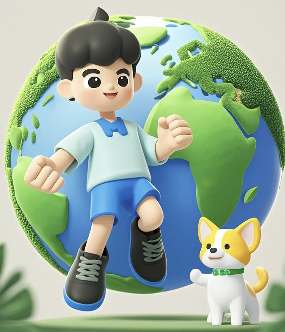 地球日主题（图ZMzg3NTQ4MjI0） - IP形象 - 站酷设计师宫三33原创素材 - 站酷ZCOOL