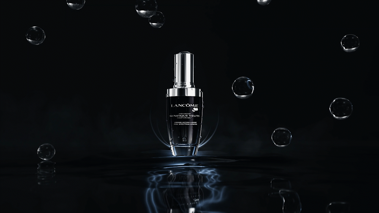 动态设计 - 兰蔻小黑瓶 美妆护肤产品动画