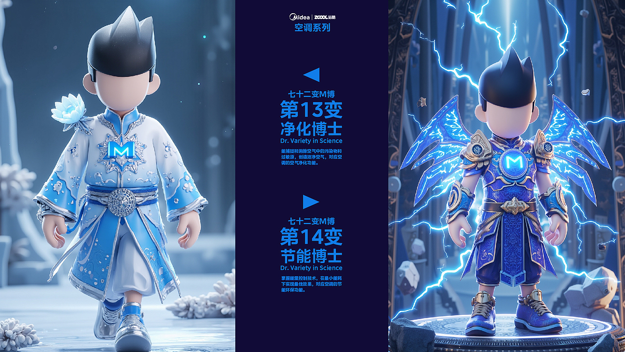 M博之七十二变（图ZMzg3NTY3NDI4） - IP形象 - 站酷设计师陆邖原创素材 - 站酷ZCOOL