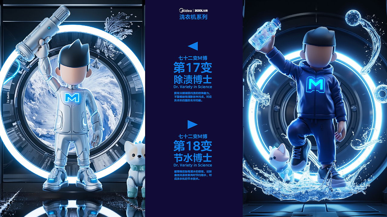 M博之七十二变（图ZMzg3NTY3NDM2） - IP形象 - 站酷设计师陆邖原创素材 - 站酷ZCOOL