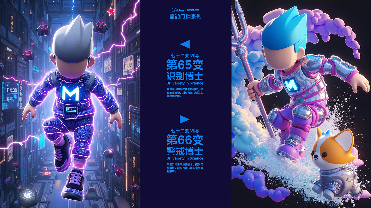 M博之七十二变（图ZMzg3NTY3NTMy） - IP形象 - 站酷设计师陆邖原创素材 - 站酷ZCOOL