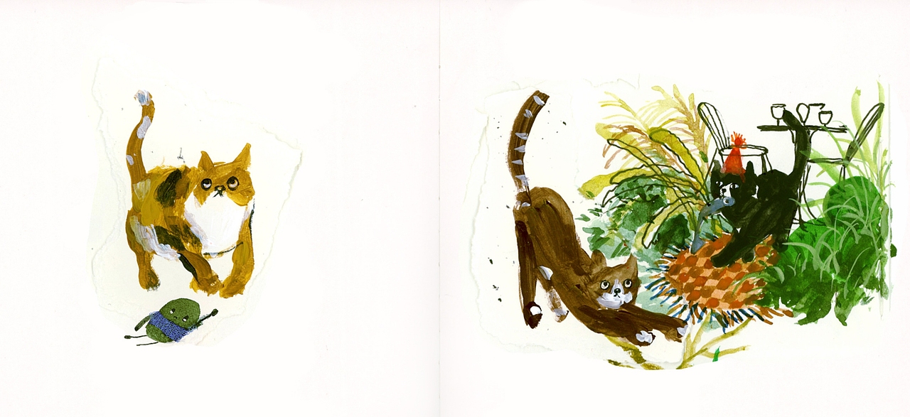 猫猫森林（图ZMzg3NTcwMzA0） - 绘本 - 站酷设计师刀山耳女Sunbana原创素材 - 站酷ZCOOL