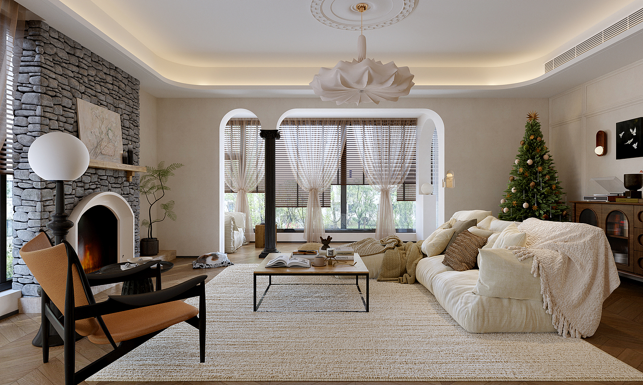 沐浴南法阳光，邂逅慵懒时光 ——法式自然主义家居（图ZMzg3NTc4MTYw） - 家装设计 - 站酷设计师YI禾丨视觉表现原创素材 - 站酷ZCOOL