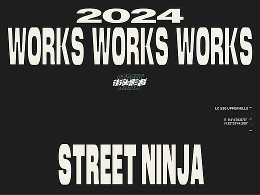 2024 平面作品 I 街头影者