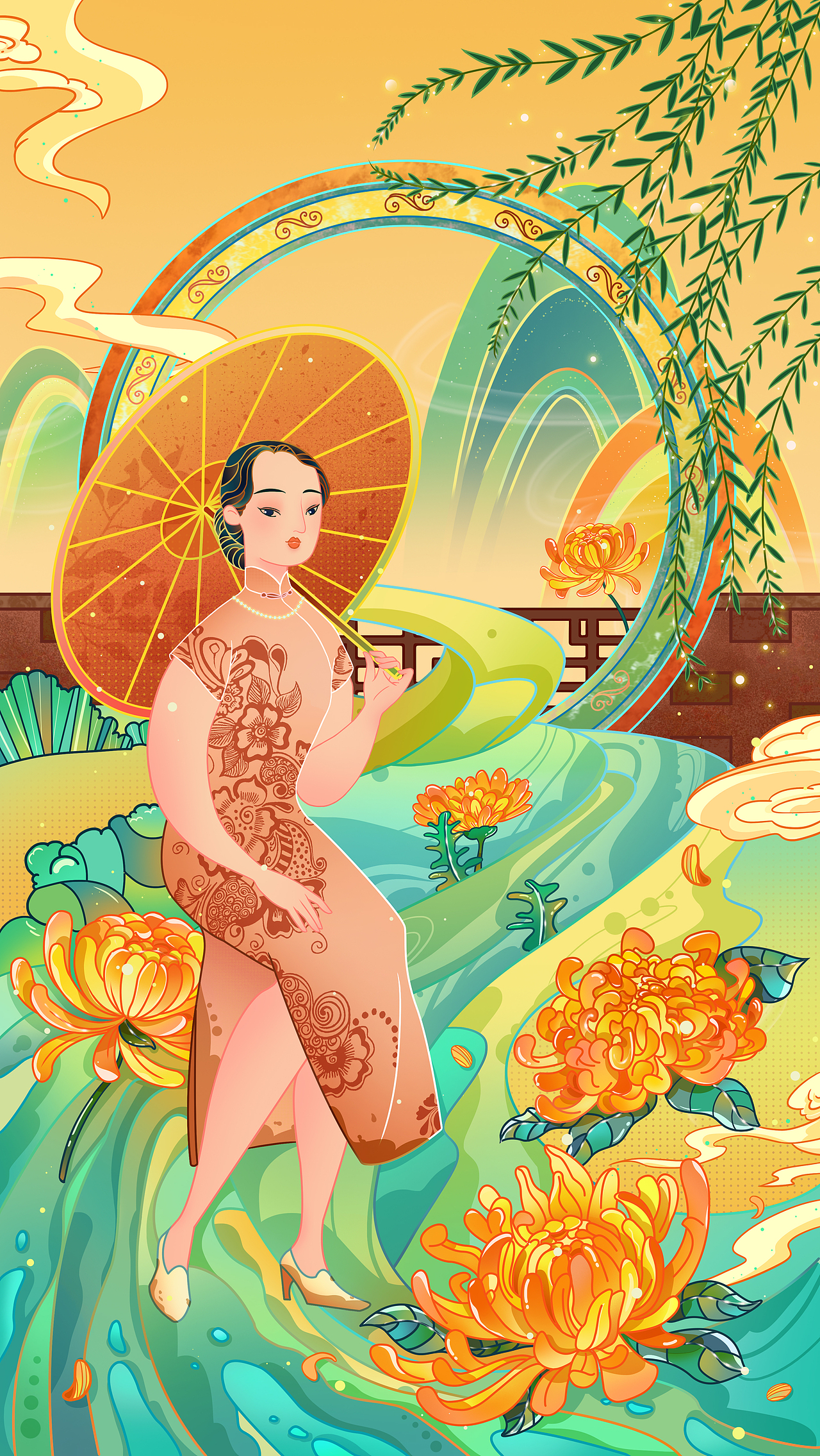 菊花台（图ZMzg3NjAyNTMy） - 创作习作 - 站酷设计师神奇小女孩原创素材 - 站酷ZCOOL